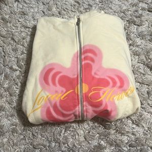 Super cute and soft zip up from local heroes BRAND NEW NEVER WORN (No tags)